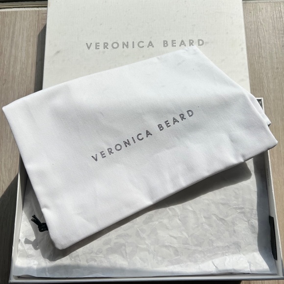 VERONICA BEARD 'ABRIELLA' Black Sling  Back Wrap Around Ankle Strap Size 8 - Picture 7 of 7